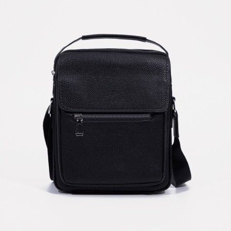 Male bag, black color-1