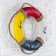 Rescue Circle with twig "Welcome on Board", anchori, 7*50*50 cm, multi -colored