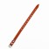 Collar leather single-layer, dimensionless, 56 x 2.5 cm, Osh 17-44 cm, orange