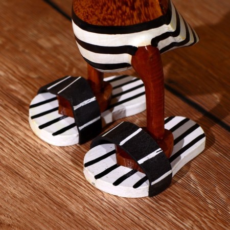 Souvenir "Duck on the beach" tree 27 cm-5