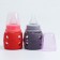 A bottle in a silicone case, glass, classic throat, +0 months, 60ml., Mix color for a girl