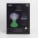 Light device "Flower" 12.5 cm, glow RGB, 220 V, green