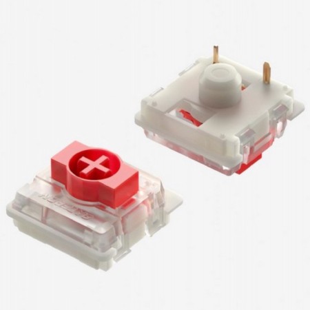 The wireless mechanical keyboard QMK Nuphy Air96V2 Ionic White, RGB, Hot SWAP, Red Swit 108244-1