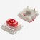 The wireless mechanical keyboard QMK Nuphy Air96V2 Ionic White, RGB, Hot SWAP, Red Swit 108244