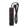 Extension cord Standard 3 Nests, 1.5m, 3x1.0mm², s/h, with a switch, black rexant