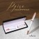 Handle Gift ball in the leatherette case is a turning tonsor white body with gold