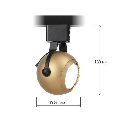 Single-phase track lamp TR35-gU10 Mg under the lamp MR16 gold-4