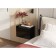 Tumbling bedside Elton No. 1 suspension, 460x320x260, black gloss