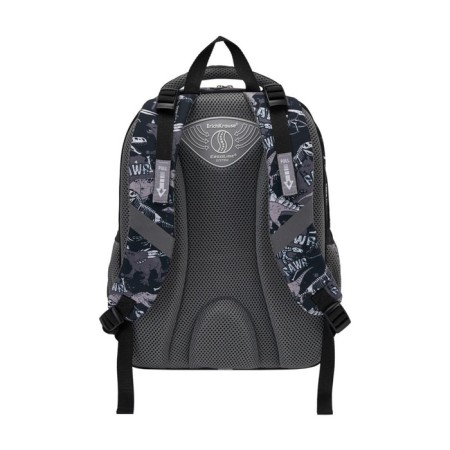 School backpack Erich Krause Ergoline 15l, 39 x 28 x 14 cm, ergonomic back, Dinosaur Park 51606-4