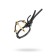 Equipping Mystim Plunging Pete, silicone, black color, 14 cm