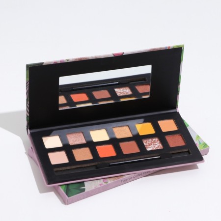 Palette of shadows for eyelids, 12 colors