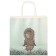 Gift package, 22x22x1 cm, craft, packaging, hedgehog in fog