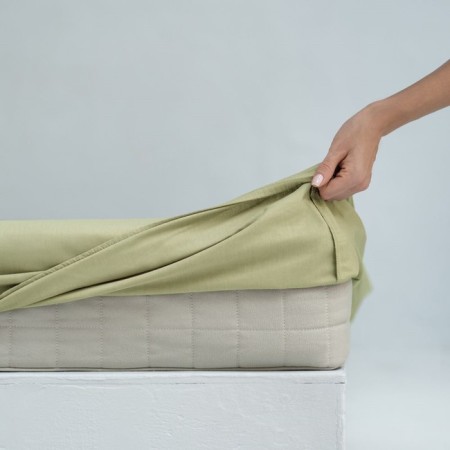Glass sheet "Era", size 200x160x25 cm, green color-1