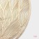 Serving napkin on the table "Waves", d = 38 cm, gold color