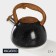 A kettle with a stainless steel whistle Magistro Stone, 2.7 L, Soft-Touch handle, induction, black color