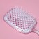 The comb is massage, ventilated, 8.5 × 20.5 cm, the color is transparent