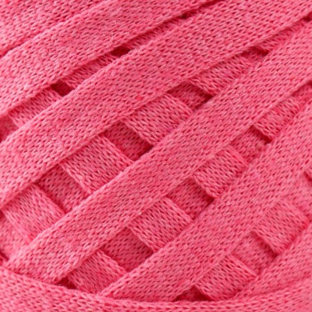Knitted yarn "Ribbon" 85m/170 ± 5 g (bright pink)-2