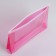 Cosmetic bag with a zip-butter, raspberry color