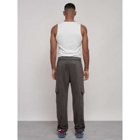 Sports pants, size 54, gray color-3
