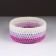 Set of knitted baskets, 3 pcs, knitted yarn, pink