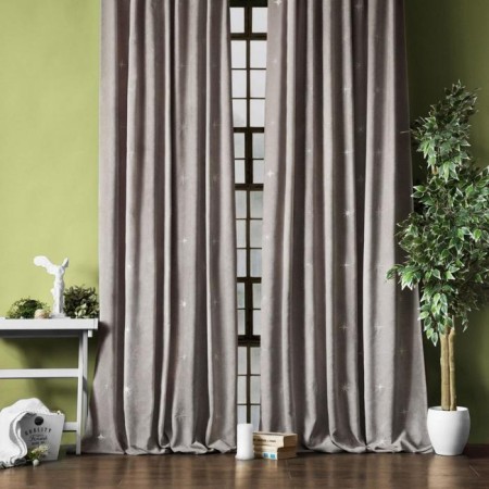 Set of curtains "Balley", size 2x145x270 cm, color gray color