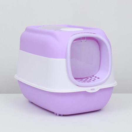 The toilet is closed with the upper hole, a scoop, a coal filter of 40 x 56 x 40 cm,-1