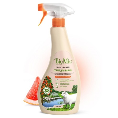 Cleaning tool BIOMIO Grapefruit, Spray, for the bathroom, 500 ml