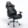 Playing armchair Brabix Lumen GM-50 RGB, backlight, two pillows, eco-leather, black