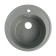 Curler for a kitchen made of stone Zein 3/Q8, ​​D = 510 mm, round, overflow, dark gray color