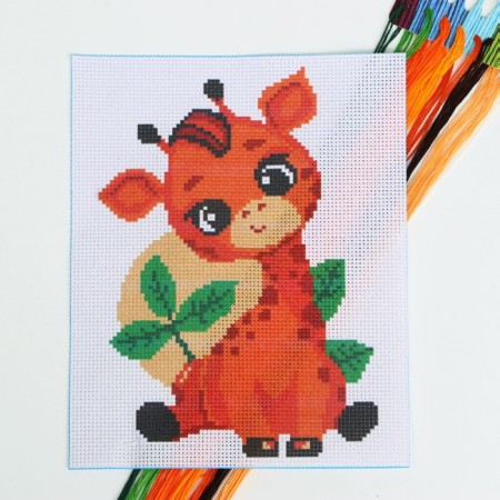 Cross -stitch "Girafik", set for creativity, 25 x 20 cm-2