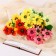 Bouquet "Clematis hybrid" D-7 cm 33 cm 14 flowers, mix