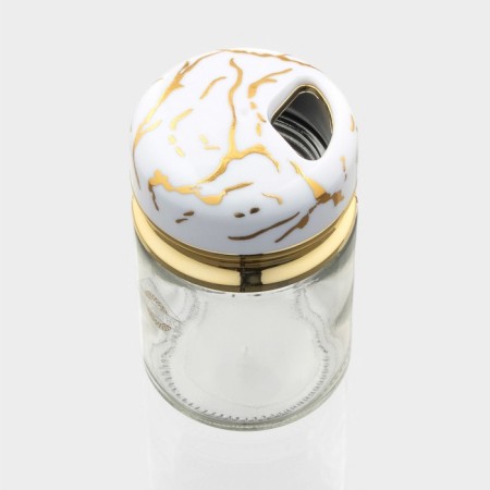 Glass Glass Magistro "White Marble", 150 ml, 5.5 × 9.5 cm-5