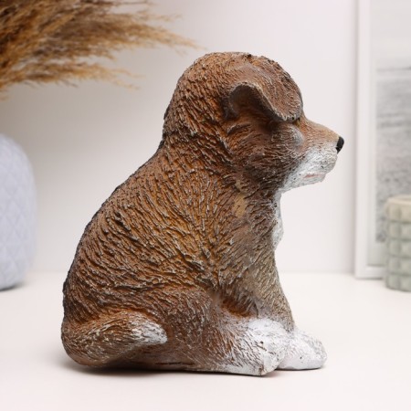 Piggy bank "puppy" red, 16cm-3