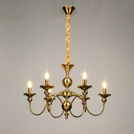 Milano chandelier 6he14 40W bronze 68x68x79 cm-4