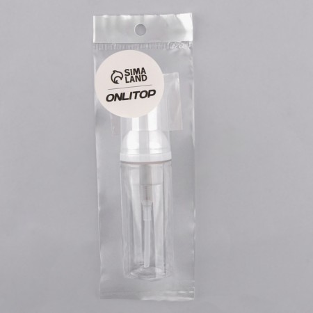 A bottle for storage, with a foaming dispenser, 75 ml, the color is transparent/white-7