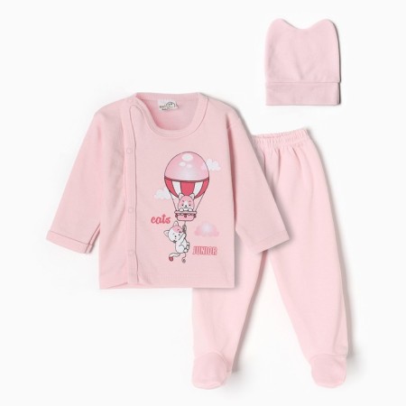 Kit for children, pink color, height 56-62 cm