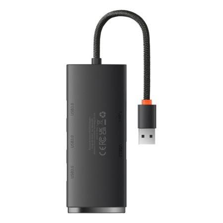 Adapter Land -outer (HUB) Baseus, USB - 4xUSB 3.0, 0.25 cm, black-2
