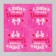Paper napkins “Happy birthday”, daughter, 24x24 cm, 20 pcs