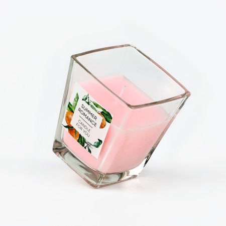 Aromatic candle in a glass "Summer Romance": melon, 6.8 x 8 cm.-6
