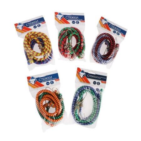 Glass for mounting baggage Nova Bright, 100 cm, metal hooks, mix, set 2 pcs-3