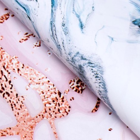 Glossy paper "marble", blue pink, 50 x 70 cm, 80 g/m-2