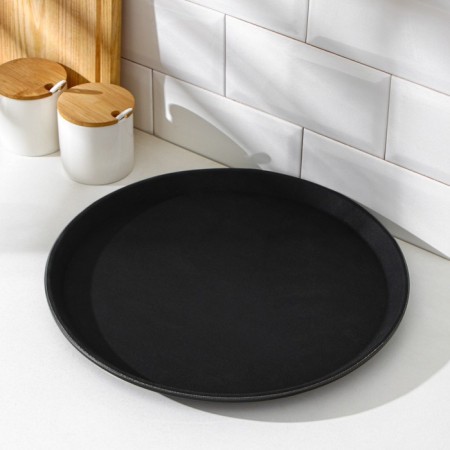 Runned Round Run, D = 35 cm, black color-1