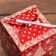 Folding box "Happy New Year and Merry Christmas" 12 x 12 x 12 cm