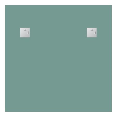 EvoForm mirror, with fatset, 5 mm, 80x80 cm-2