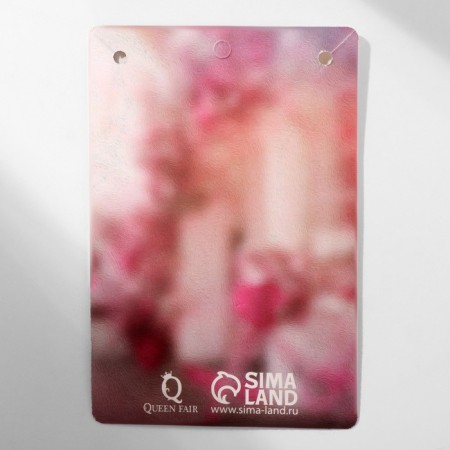 Piece "Heart" Spring, Pink color in silver, 40 cm-4