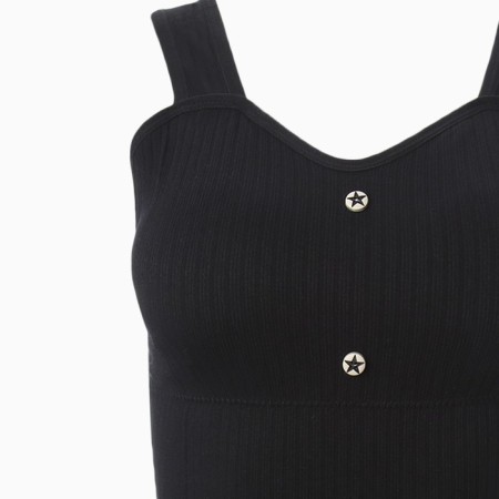 Top female, black color, size One size (42-48)-1