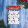 Christmas tree decoration "Foxes" (set 4 pcs) 4.5x6 cm, white