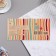 Money envelope "Congratulations!" Dec. element, stripes, flowers, 9x17 cm