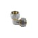 Aquasfera square 7005-01, crimping, d = 16 mm x 90 °, brass