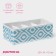 Organizer for storing linen “Laguna”, 8 cells, 27 × 20 × 10 cm, turquoise color